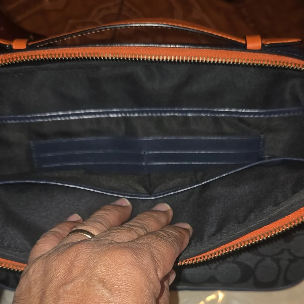 Stylish Black and Navy Men's Bag